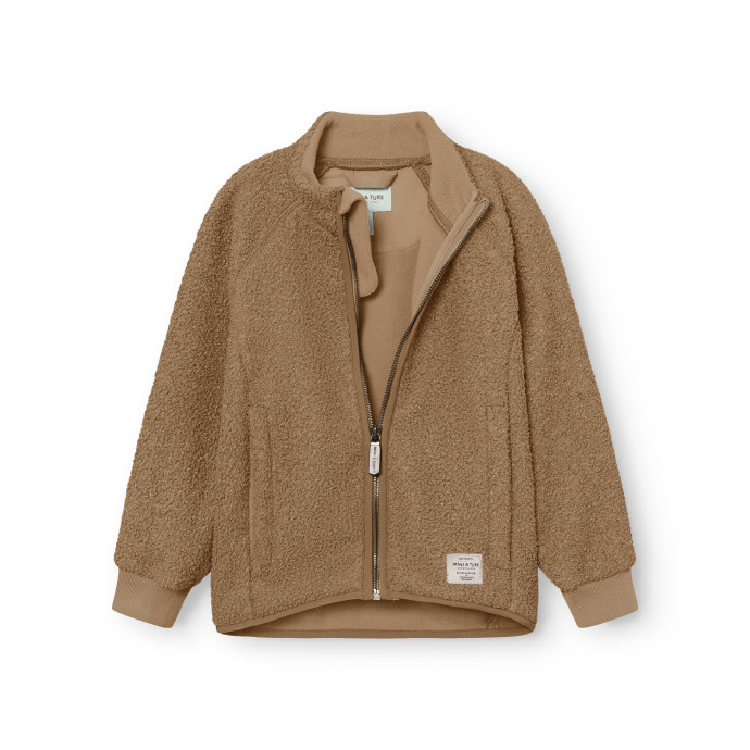 detail Dětská bunda MINI A TURE MATCEDRIC teddyfleece jacket. GRS