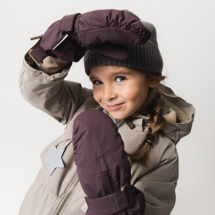 detail Dětské rukavice MINI A TURE MATCESAR fleece lined mittens