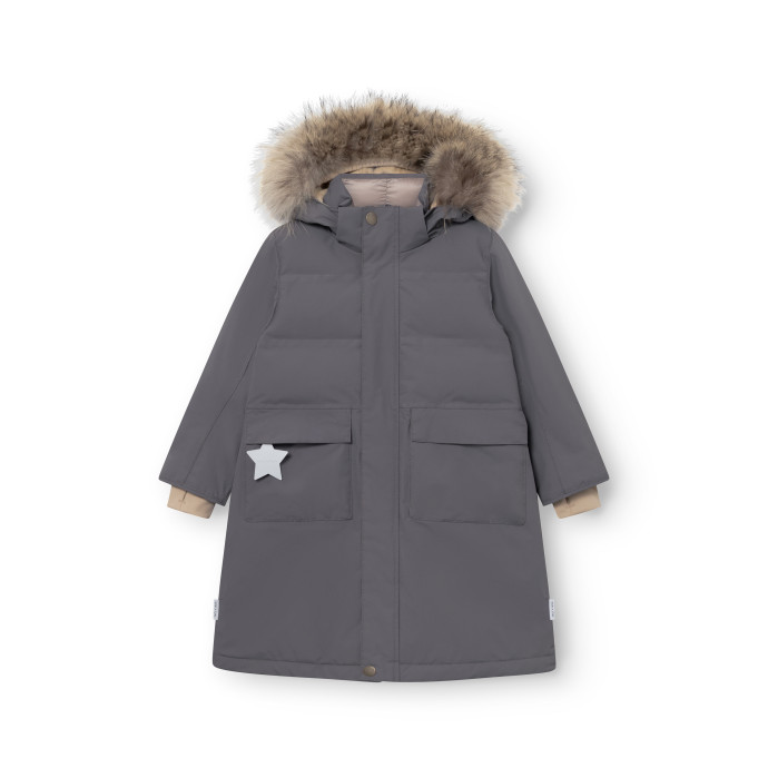 detail Dětská bunda MINI A TURE MATVENCASIA fleece lined winter jacket fur. GRS