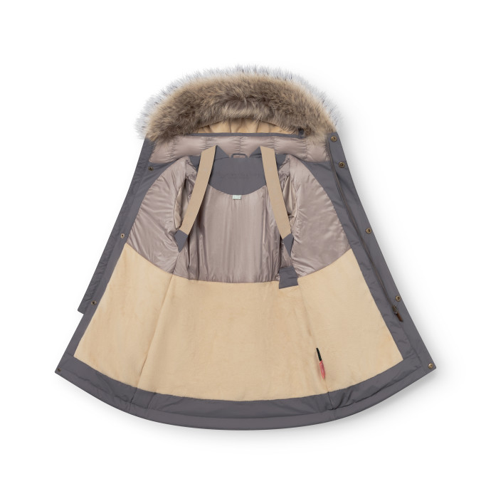 detail Dětská bunda MINI A TURE MATVENCASIA fleece lined winter jacket fur. GRS