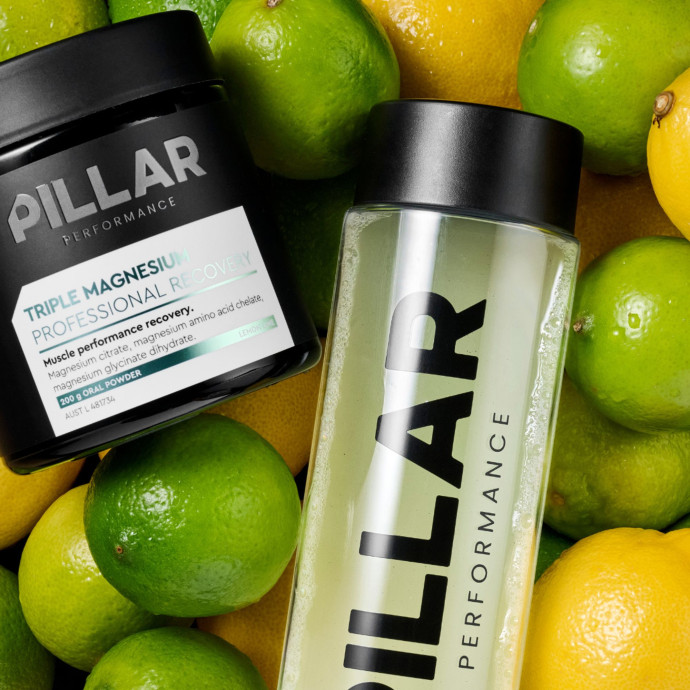 detail Unisex DOPLŇKY STRAVY PILLAR PERFORMANCE Triple Magnesium 200g Jar, Lemon Lime