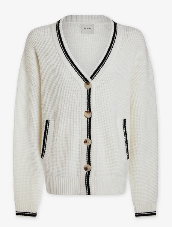 detail Dámský svetr Varley Coniston Boxy Knit Cardigan