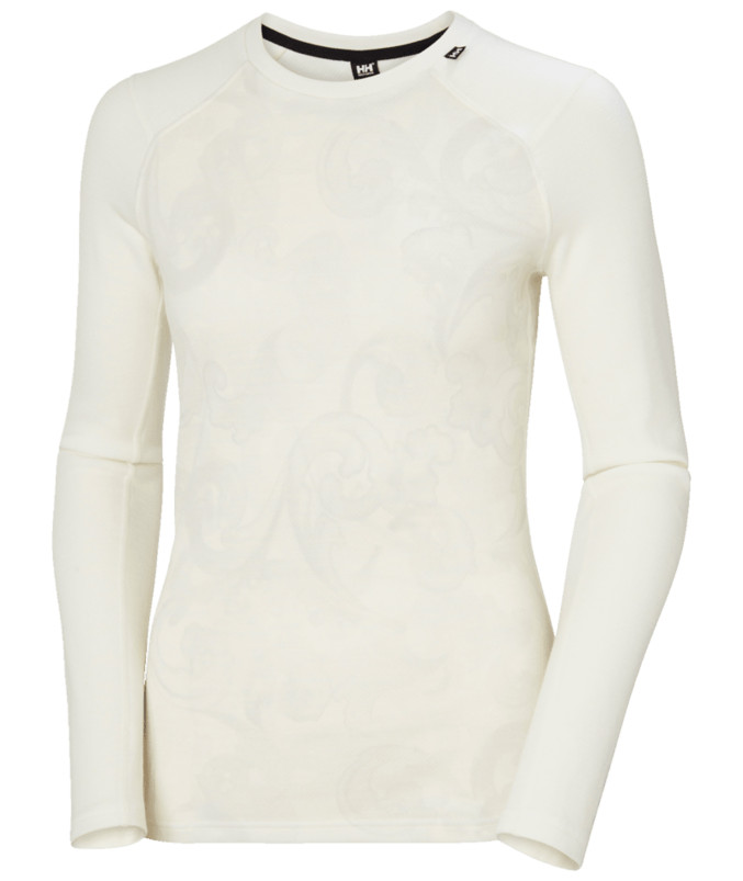 detail Dámské termoprádlo Helly Hansen W LIFA MERINO MIDW GRA CREW
