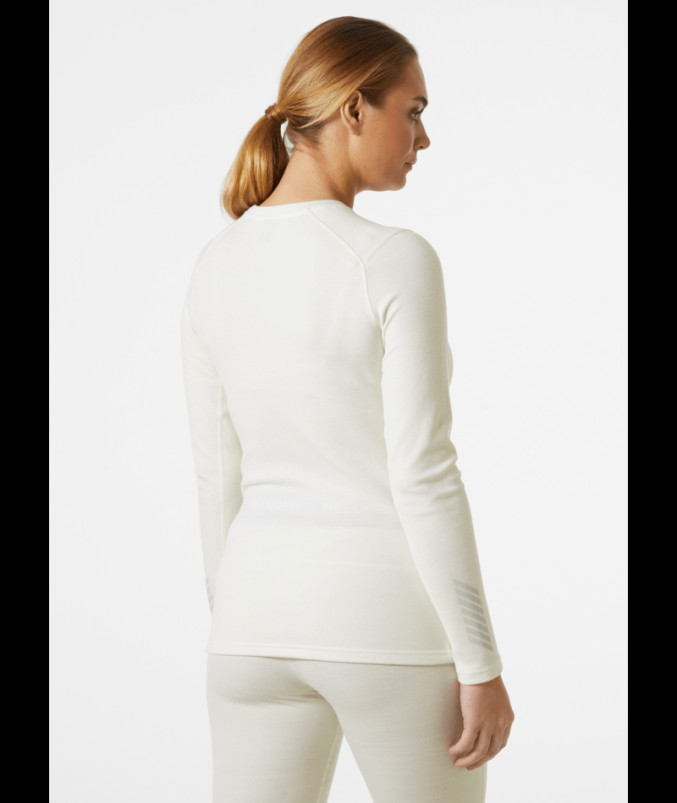detail Dámské termoprádlo Helly Hansen W LIFA MERINO MIDW GRA CREW