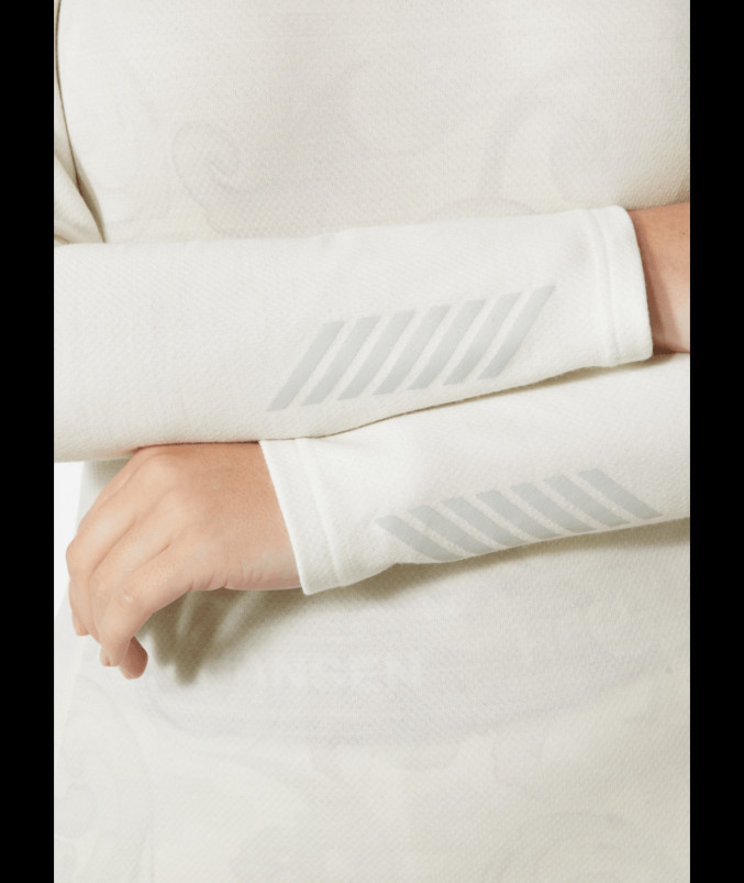 detail Dámské termoprádlo Helly Hansen W LIFA MERINO MIDW GRA CREW