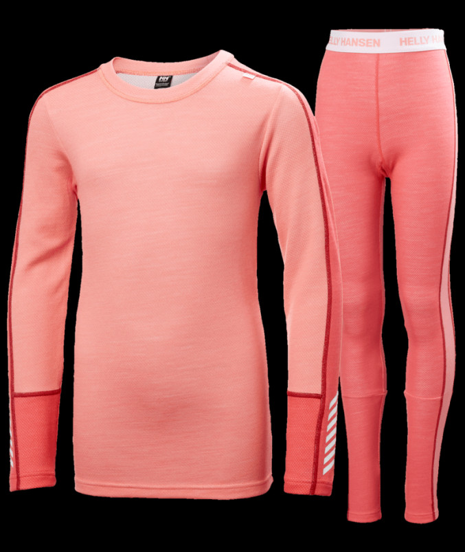 detail Dětské termoprádlo Helly Hansen JR LIFA MERINO MIDWEIGHT SET
