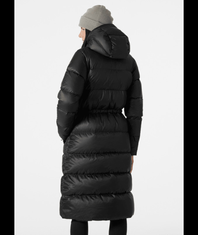 detail Dámský kabát Helly Hansen W ESSENCE LONG DOWN COAT