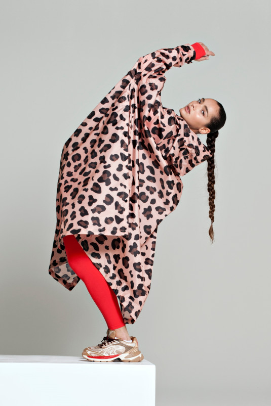 detail Rainkiss Pink Panther - Rain Poncho