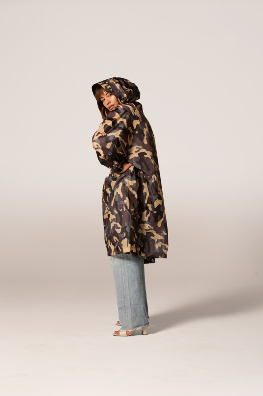detail Rainkiss Camo - Rain Poncho