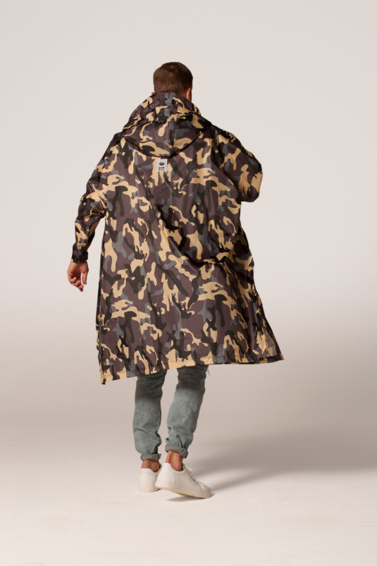 detail Rainkiss Camo - Rain Poncho