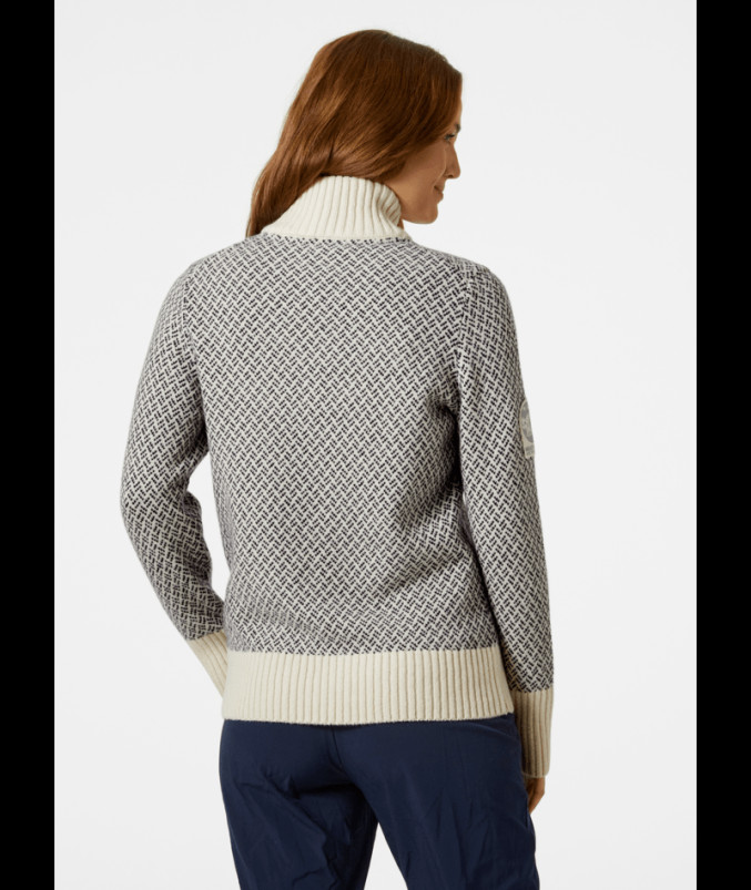 detail Dámský svetr Helly Hansen W ARCTIC ICELAND KNIT