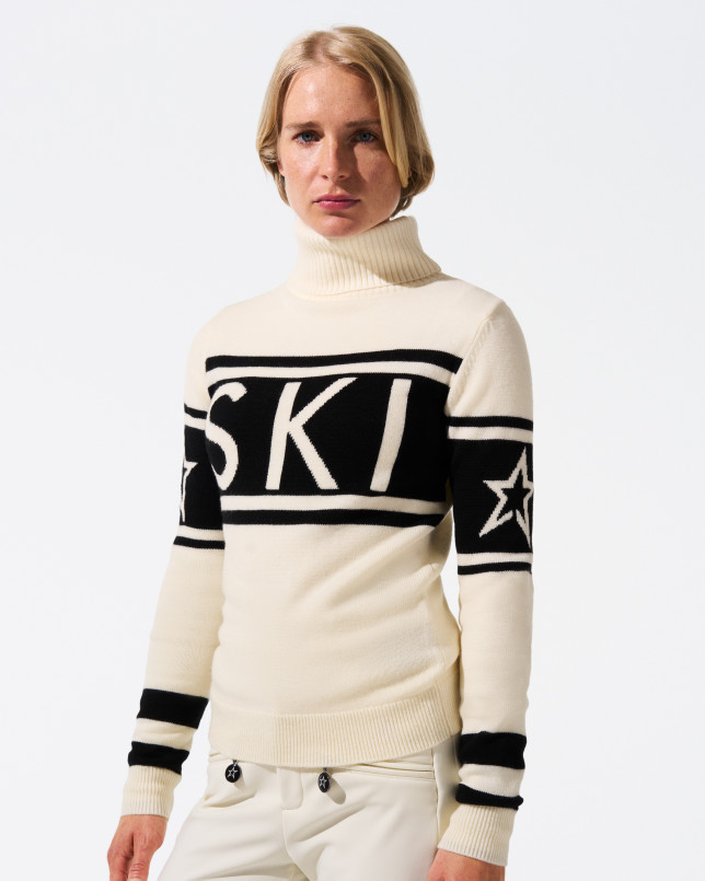 detail Dámský svetr Perfect Moment schild sweater