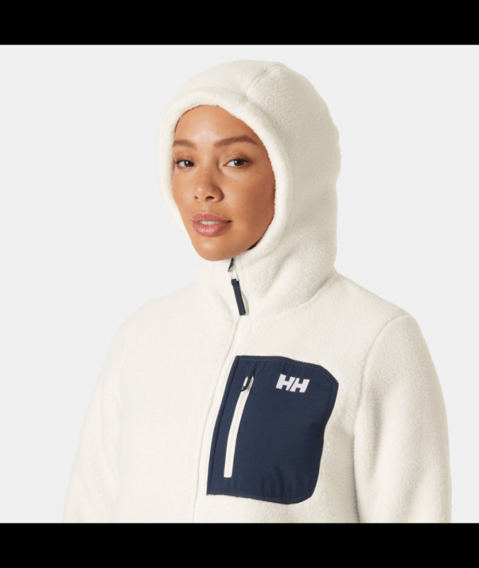 detail Dámská mikina Helly Hansen W IMPERIAL LONG PILE JKT 2.0