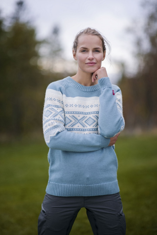 detail Dámský svetr Ulvang Svetr Marius Roundneck