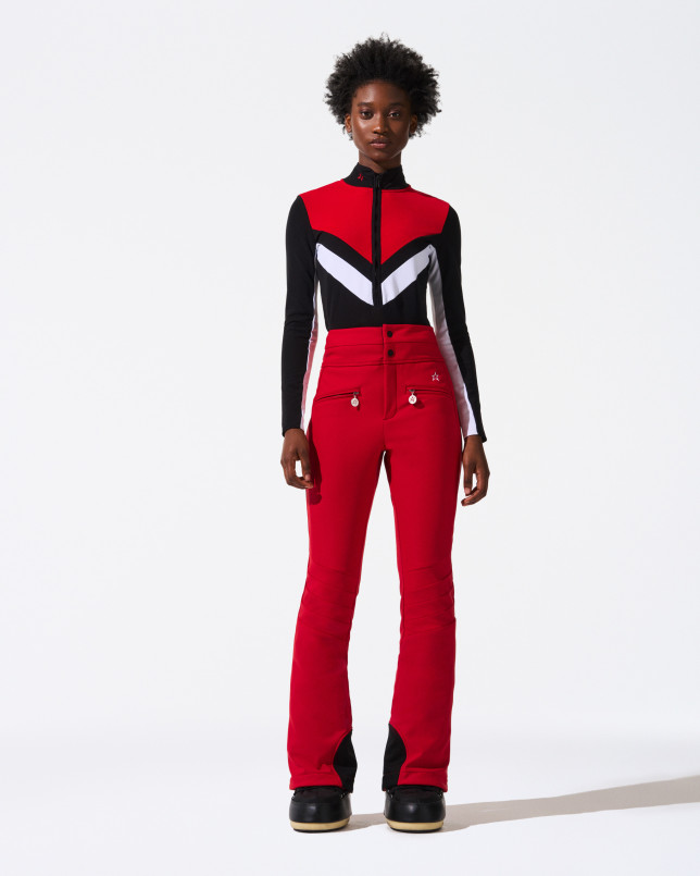 detail Dámské kalhoty Perfect Moment aurora high waist flare ski pant