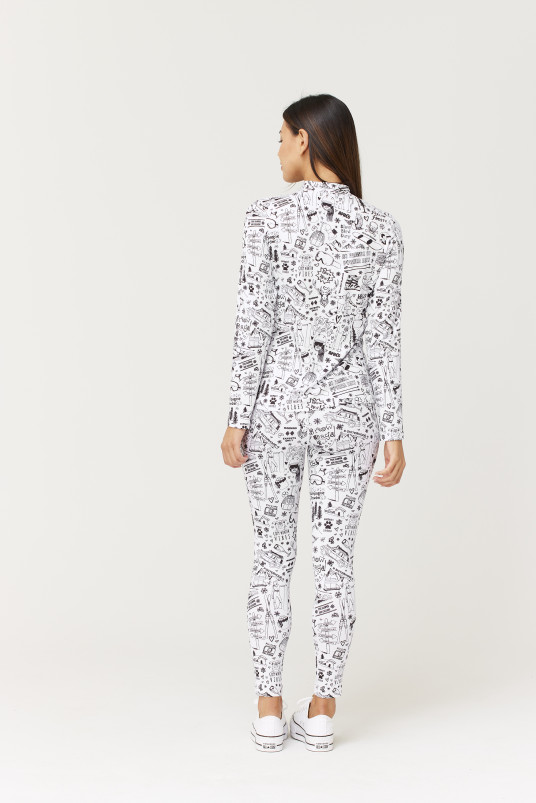 detail Dámský rolák Krimson Klover Graffiti Top