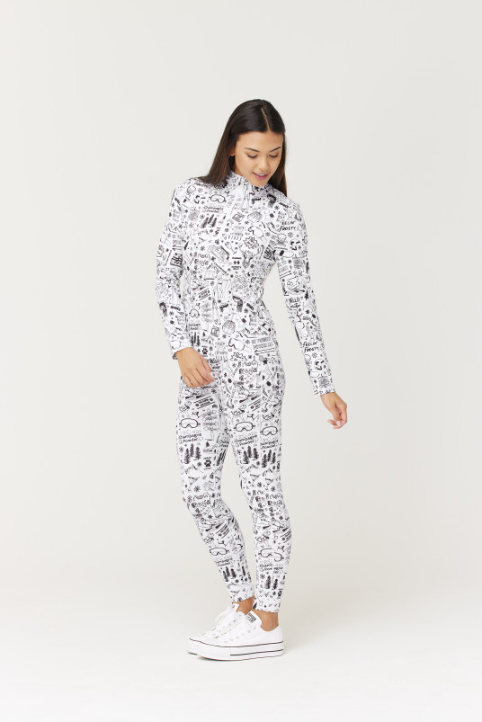 detail Dámské legíny Krimson Klover Graffiti Legging