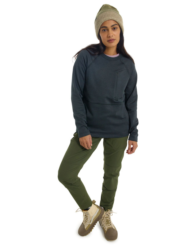 detail Dámská mikina Burton W Multipath Grid Crewneck Fleece