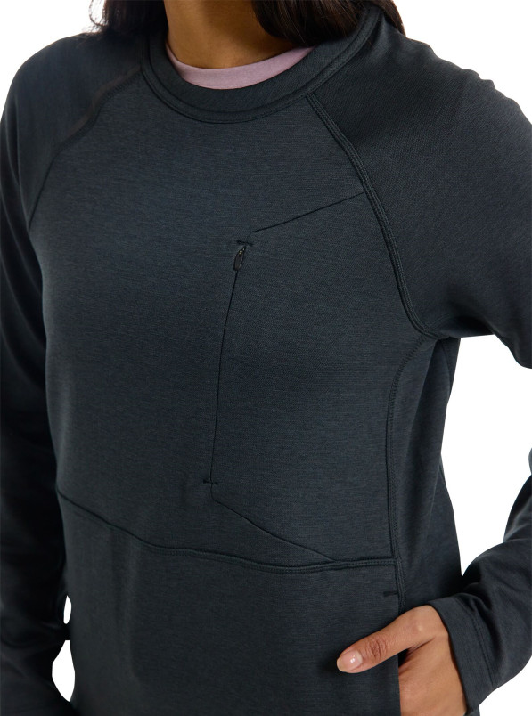 detail Dámská mikina Burton W Multipath Grid Crewneck Fleece
