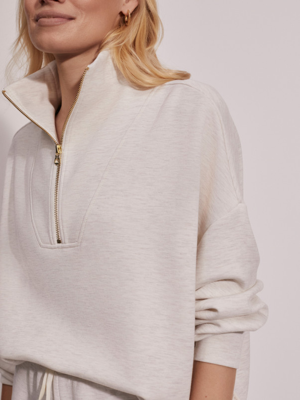 detail Dámská mikina Varley Hawley Half Zip Sweat