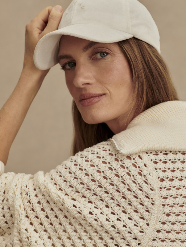 detail Dámský svetr Varley Eloise Full Zip Knit