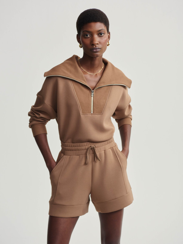 detail Dámská mikina Varley Catherine Half Zip Sweat