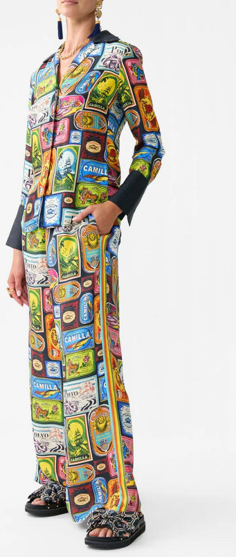 detail Dámské kalhoty Camilla STRAIGHT LEG PANT