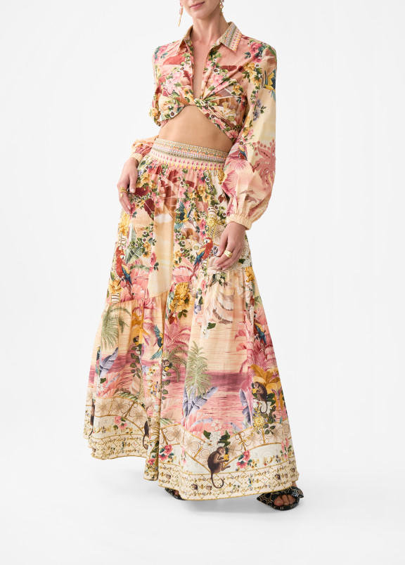 detail Dámská sukně Camilla SKIRT WITH SHAPED SEAM