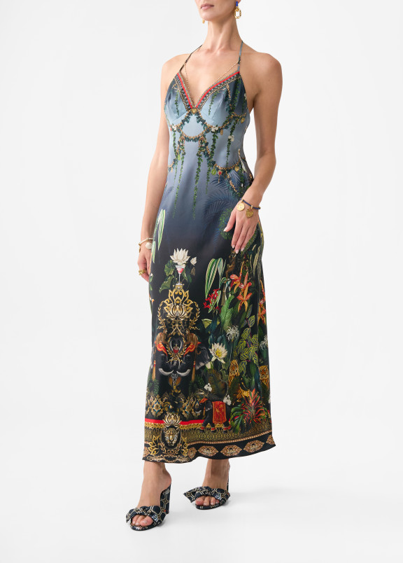 detail Dámské šaty Camilla CHAIN DETAIL SLIP DRESS