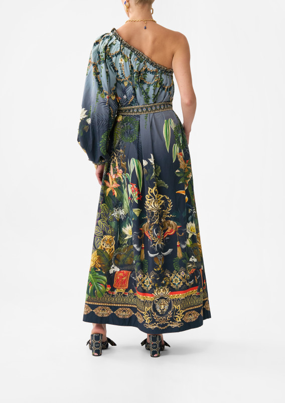 detail Dámské šaty Camilla ONE SHOULDER DRESS WITH BLOUSON SLEEVE