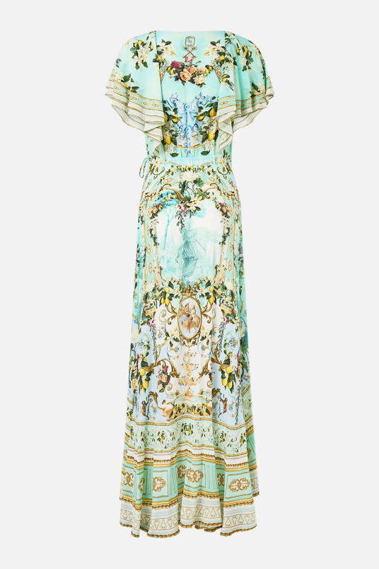 detail Dámské šaty Camilla FRILL SLEEVE LONG DRESS