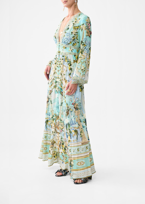 detail Dámské šaty Camilla KIMONO SLEEVE DRESS WITH SHIRRING DETAIL