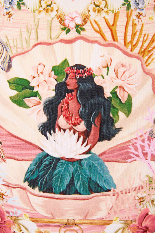 detail Dámské plavky Camilla DIAMOND NECK THICK STRAP ONE PIECE W RINGS