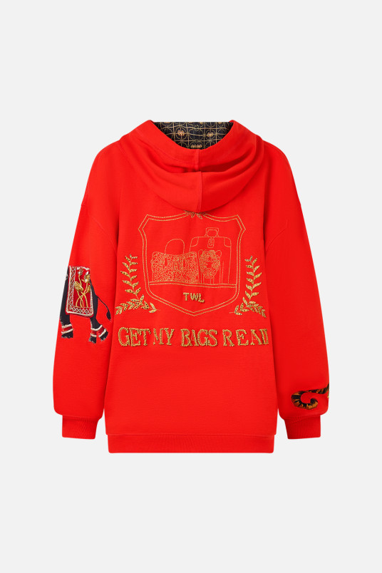 detail Dámská mikina Camilla HOODIE WITH POCKETS