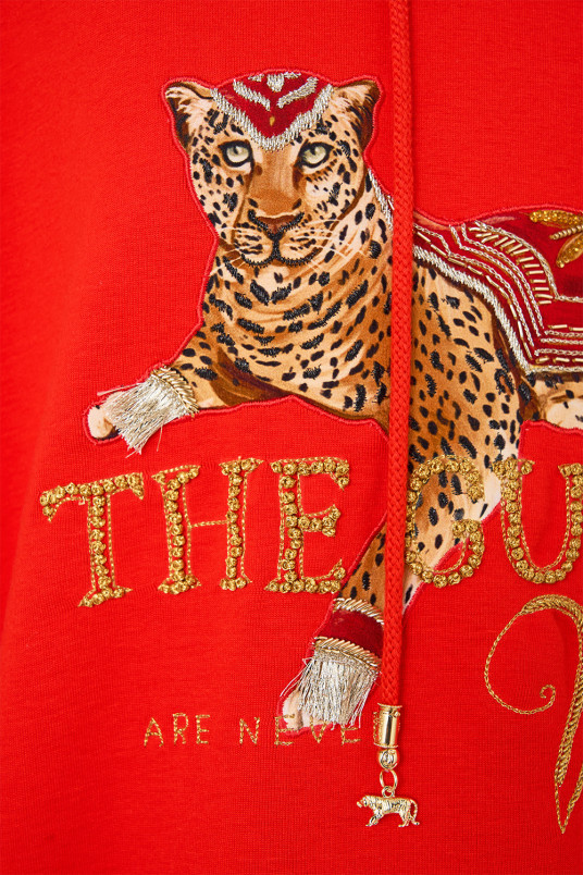 detail Dámská mikina Camilla HOODIE WITH POCKETS