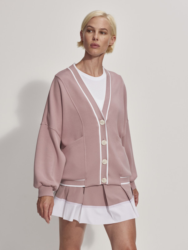 detail Dámský svetr Varley Decker Off Court Cardigan
