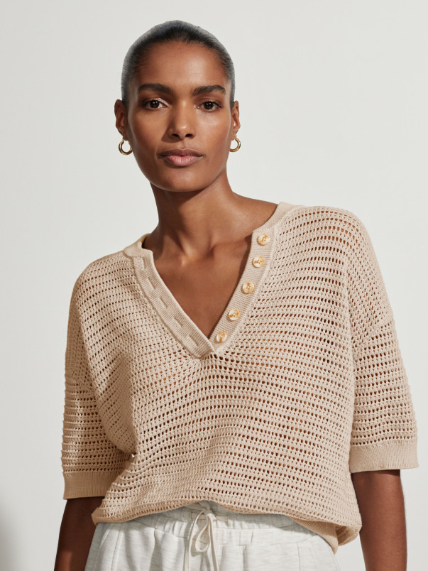 detail Dámský svetr Varley Callie Knit Top