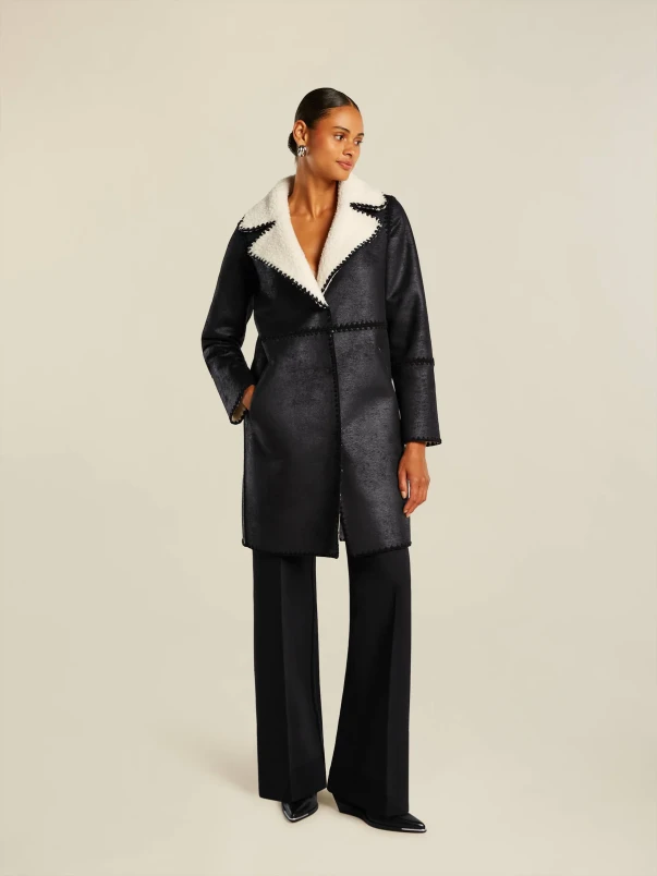 detail Dámský oboustranný kabát Beaumont Darina