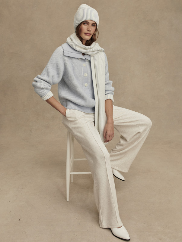 detail Dámský svetr Varley Filey Plated Sweater