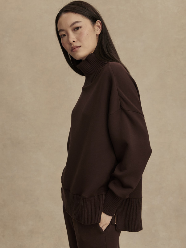 detail Dámská mikina Varley Barker High Neck Sweat