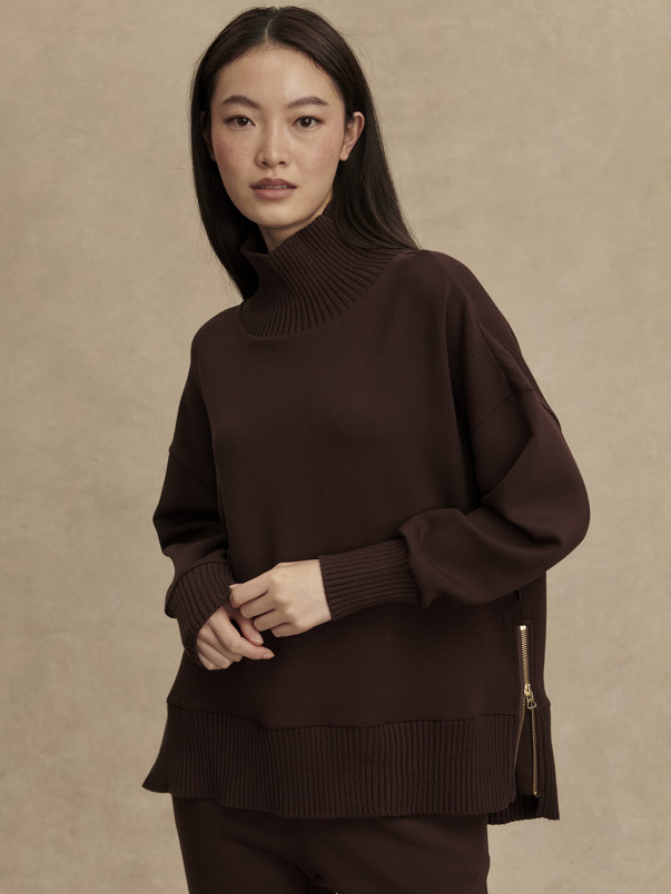 detail Dámská mikina Varley Barker High Neck Sweat