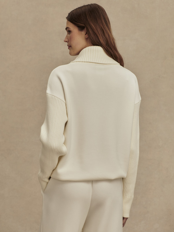 detail Dámská mikina Varley Hannah Cowl Neck Sweat