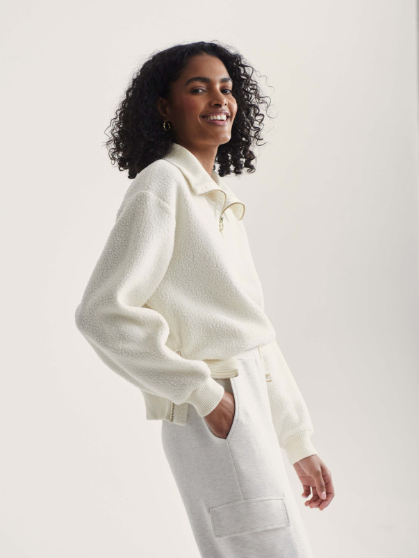 detail Dámská mikina Varley Roselle Half Zip Fleece