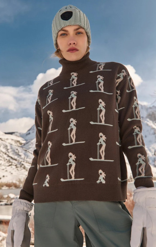 detail Dámský svetr Alp N Rock Nala Vintage Ski Sweater