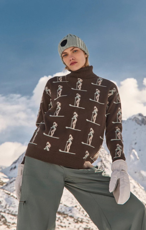 detail Dámský svetr Alp N Rock Nala Vintage Ski Sweater
