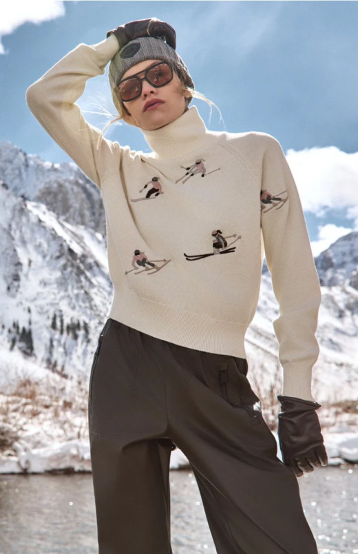 detail Dámský svetr Alp N Rock Belle Ski Sweater