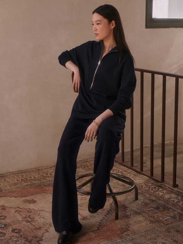 detail Dámské kalhoty Varley The Extra Wide Leg Pant 32