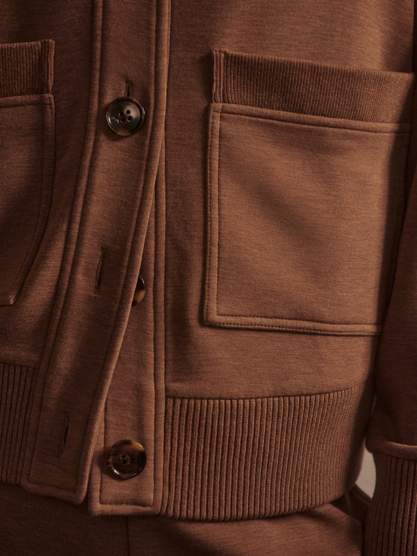 detail Dámská mikina Varley Sabrina Button Through Sweat