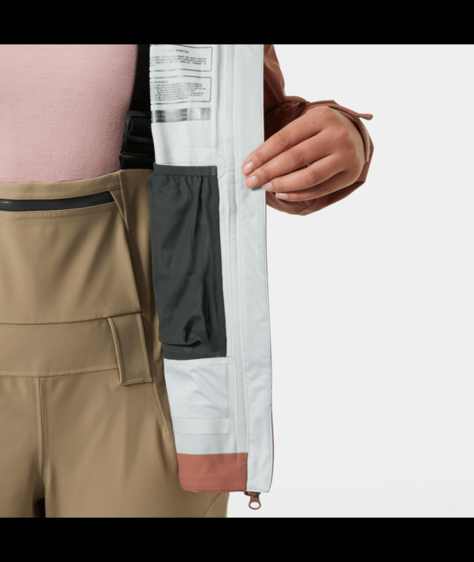 detail Dámská bunda Helly Hansen W VERGLAS BC JACKET