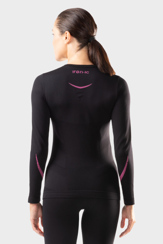 detail  Dámské termo triko s dlouhým rukávem Iron-ic ULTRA WARM